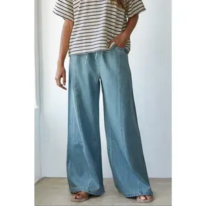 It's Groovy Wide Leg Jeans in Denim Blue