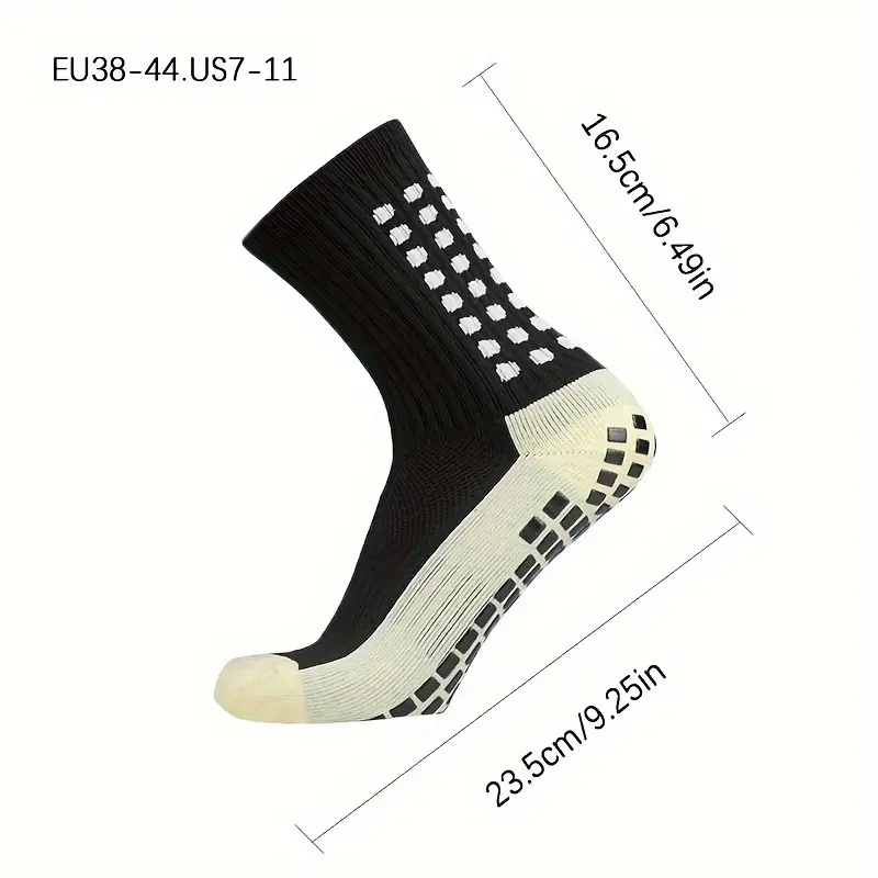 1 Pair/3 Pairs Outdoor Sports Soccer Socks for Men and Women, Non-slip Breathable Socks Grip Socks Athletic 1 Pair/3 Pairs Outdoor Sports Soccer Socks for Men and Women, Non-slip Breathable Socks Grip Socks Athletic