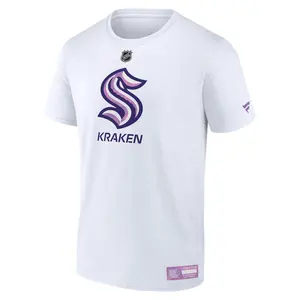 Seattle Kraken 2024-25 Hockey Fights Cancer Tee