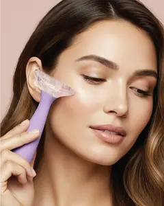 Ice Facial Roller – Skin Cooling Massager for Puffiness, Dark Circles & Pore Tightening – Reusable Ice Roller for Face, Neck & Body Skincare