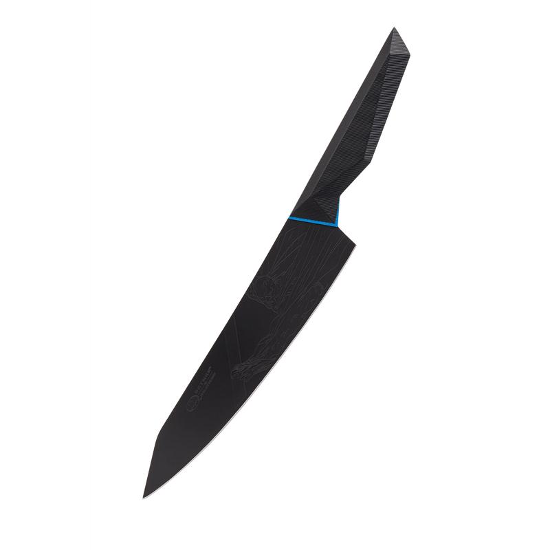 2 Piece Set | 8" Chef's Knife & 3.75" Paring Knife | Shadow Black Series | BATMAN™ Edition | Dalstrong ©