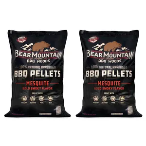 Bear Mountain BBQ Premium All Natural Hardwood Mesquite Smoker Pellets (2 Pack) Bear Mountain BBQ Premium All Natural Hardwood Mesquite Smoker Pellets (2 Pack)