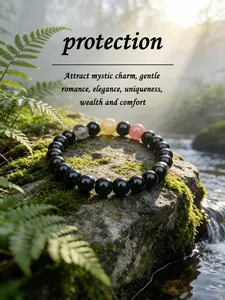 Natural Healing Jade Watermelon Crystal Bracelet, Exquisite Bracelet, Relieves Anxiety and Stress, Inner Peace and Comfort, Gentle Protection Charm