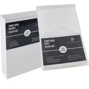 Comic Book Bags & Boards for Silver Age, Current/Modern Premium Resealable Bags