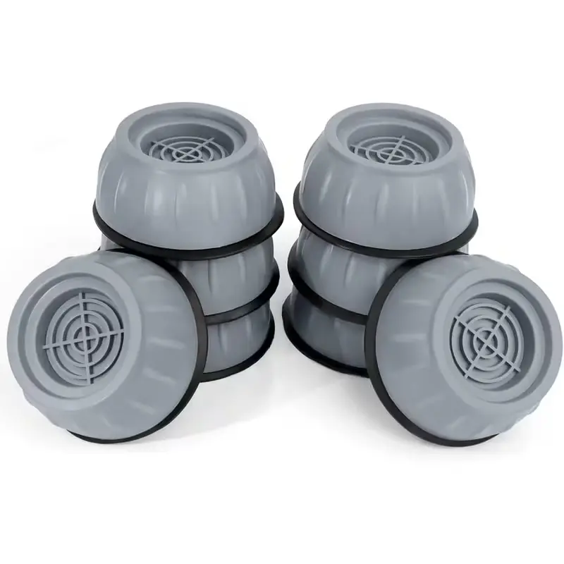 8pcs Washer Dryer Anti-Walk Pads-Vibration Dampening Mats for Noise Reduction-Non-Slip Appliance Leveling Feet -Washing Machine Shock Absorber Support