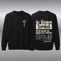 hoodless sweatshirt-black