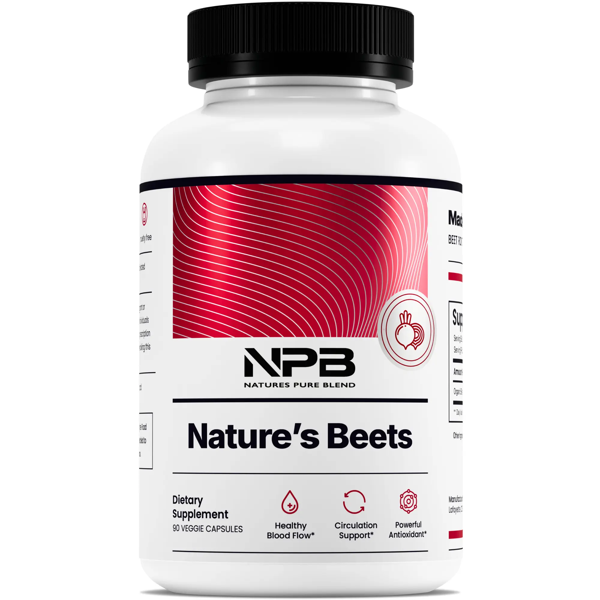 Nature's Beets - Blood Pressure Support, Circulation Booster, Nitric Oxide Production, Energy, Organic Beet Root Powder