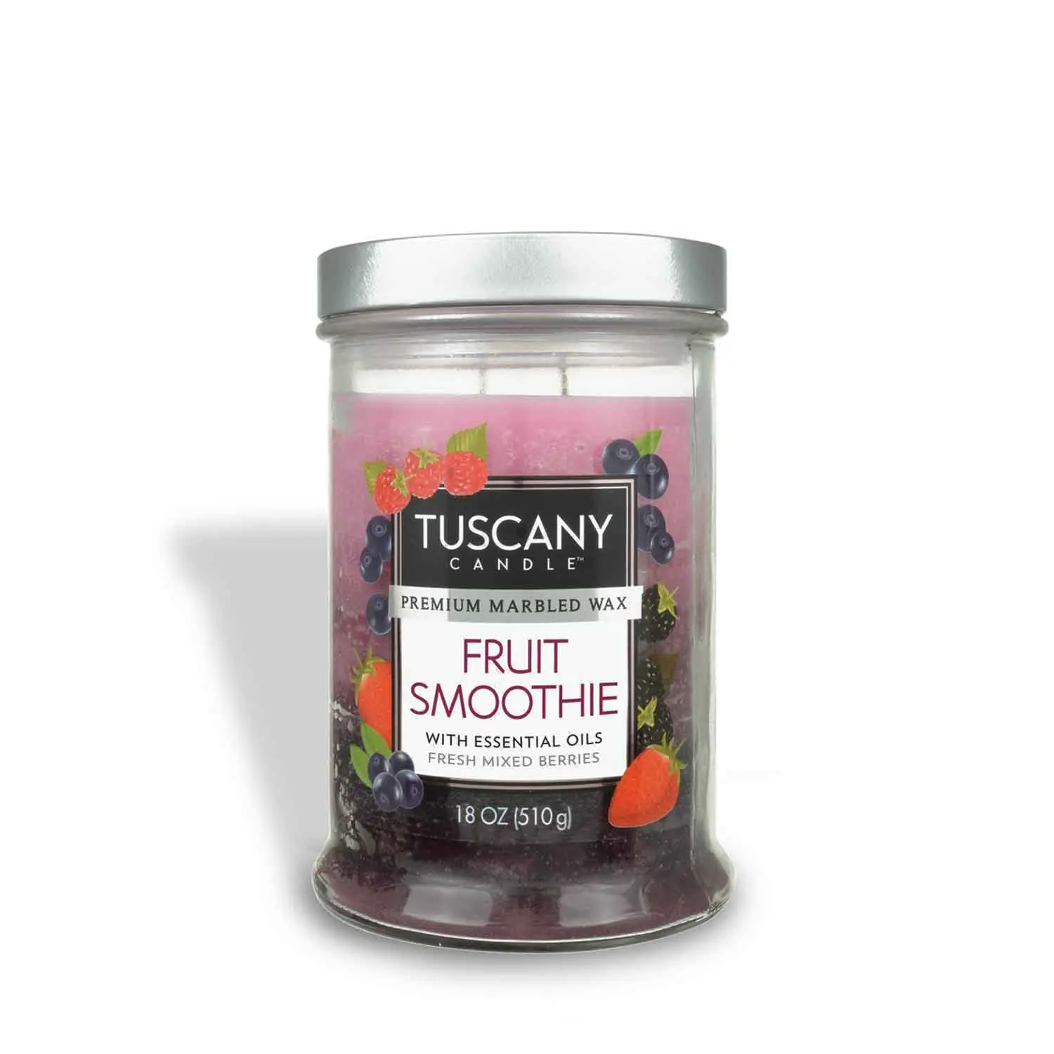 Fruit Smoothie Long-Lasting Scented Jar Candle (18 oz)