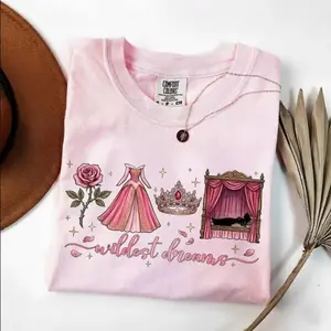 Retro Wildest Dreams Comfort Colors Shirt, Sleeping Beauty Princess Tee, Princess Gift, World Trip Tee 2026