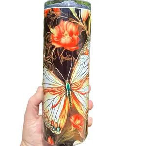 Butterfly In the Garden Tumbler Drinkware