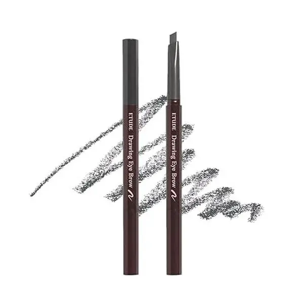 Drawing Eye Brow 0.25g #4 Dark Gray 21AD  Long Lasting Eyebrow Pencil  Soft Textured Natural Daily Look Eyebrow Makeup  K-beauty