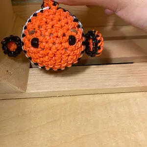 Clown Fish Product: Orange and Black Color Design as Show in the Image