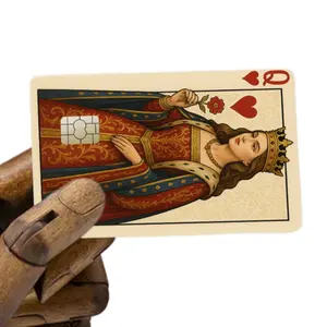 Queen of Hearts Credit Card Cover – Classic Playing Card Vinyl Sticker Skin
