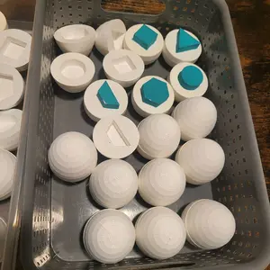 3D-printed Egg match game