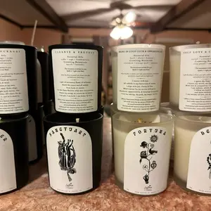 Sanctuary Candle- Saffron y Tierra Blend for Cleansing & Protecting Energetic Space- Ideal for Home, Office, and Gifts.