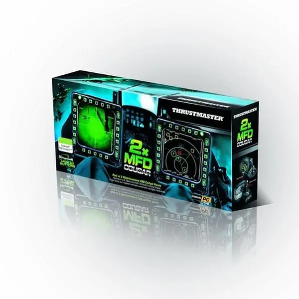 PC Accessory:  Flight - Thrustmaster MFD Cougar Pack  [GAMES ACCESSORIES] Controller, PC Games