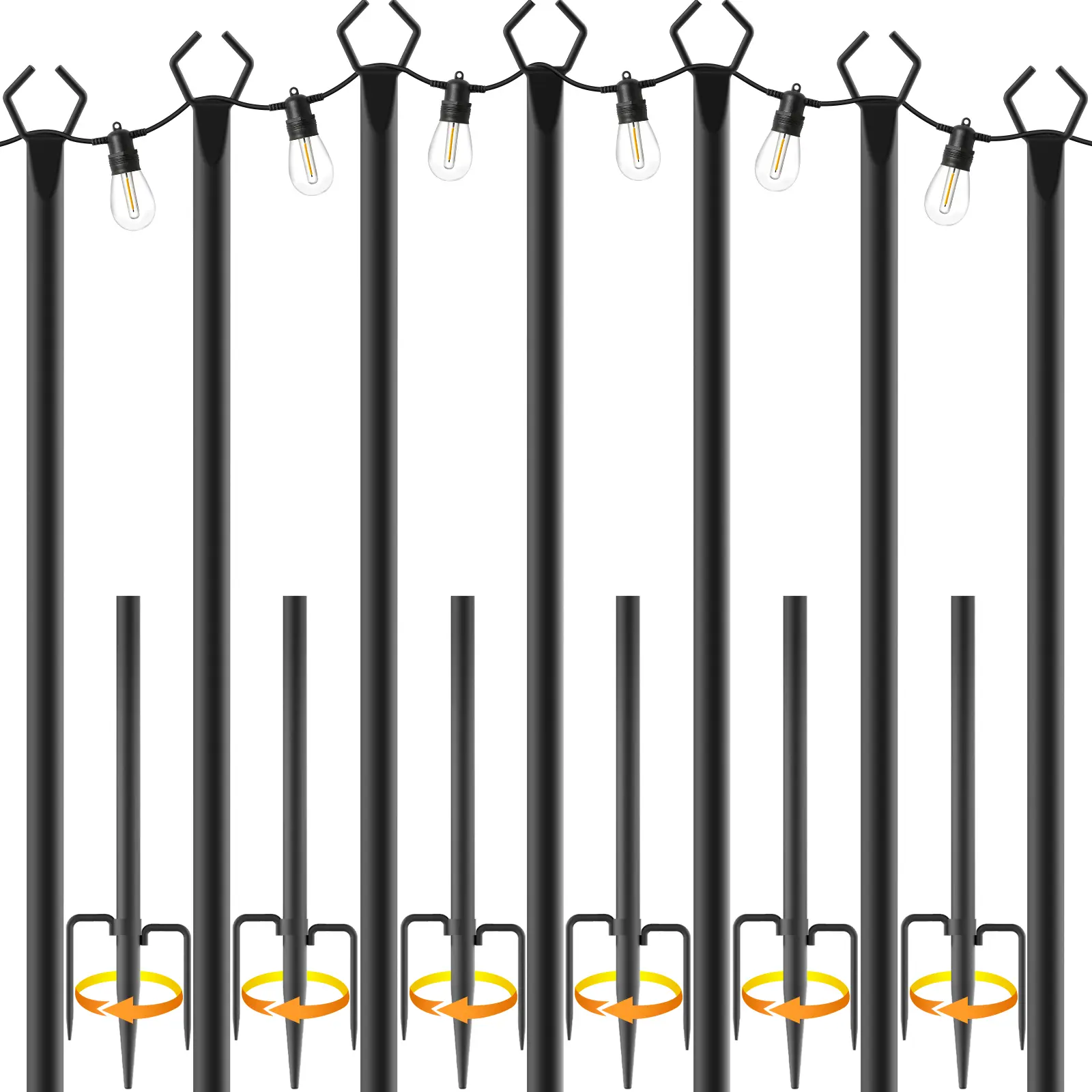 7 Pack 8Ft