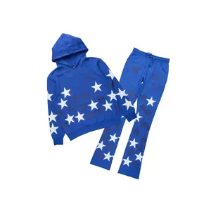 Starlane Royal Hoodie Stacked Flare Fit Track Set