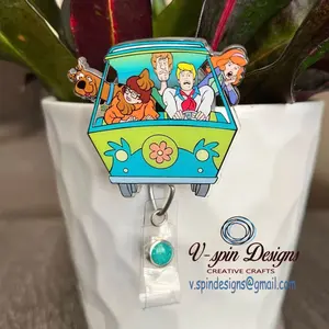 Mystery van badge reel/ID Holder/nurses/teachers/students