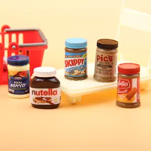 7 pcs Mini Sauce Bottle Set - Hyper-Realistic Miniature Condiment Display Models for Dollhouse & Diorama，Dollhouse Decor,home decor,birthday gift ,creative, ornament decoration