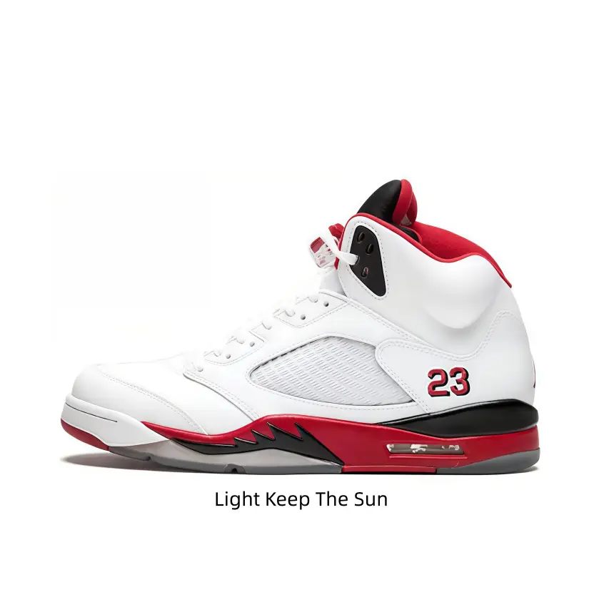 Classic Jagged Midsole High Top Retro Basketball Sneakers Street Trend Daily Kicks