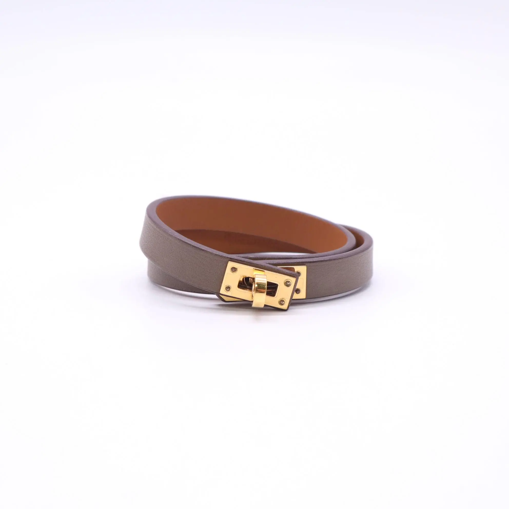 Pre-owned Hermès Mini Kelly Double Tour Bracelet W22793
