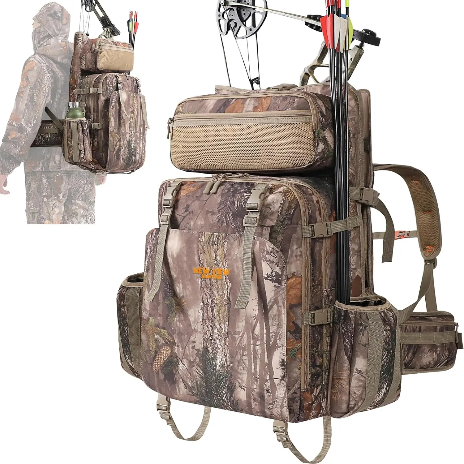 Saddle Hunting Hunting Pack With Seat Escape Pack Mossy Oak