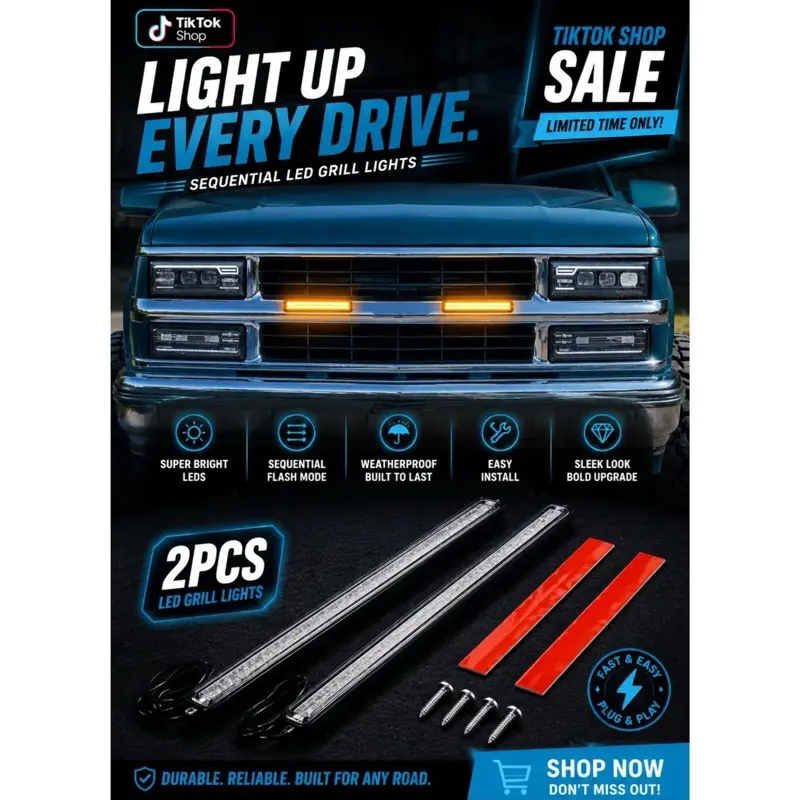 14 Inch Sequential Grill Strips (pack of 2)