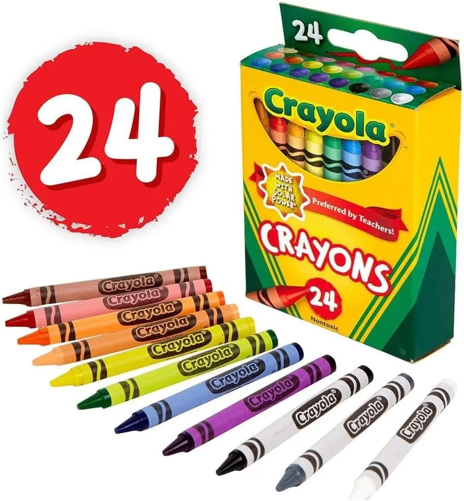 Crayola Crayons, Assorted Classic Colors, 24 Count Crayola Crayons, Assorted Classic Colors, 24 Count