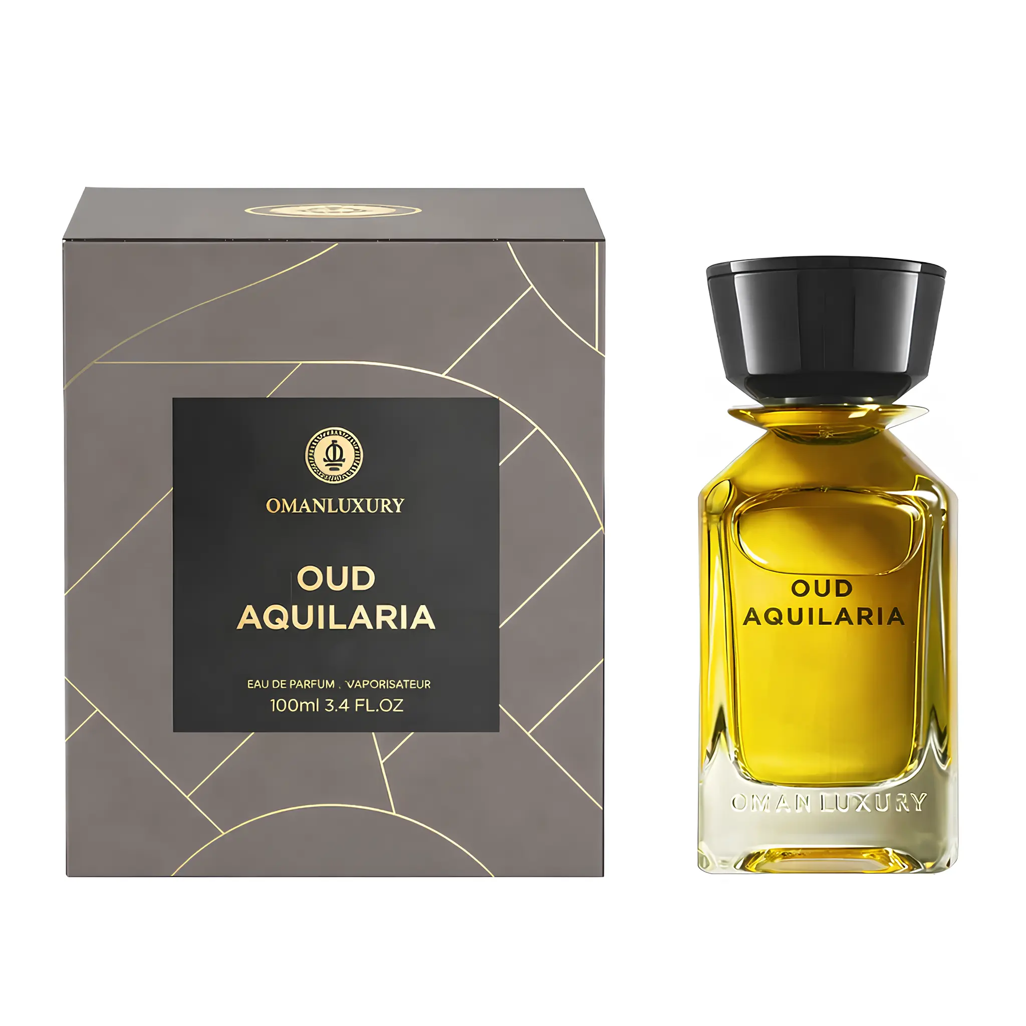 Omanluxury Oud Aqualiria for Unisex Eau de Parfum Spray, 3.4 Ounce