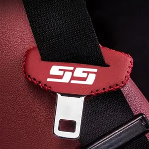 Chevrolet Ss PU Leather Seat Belt Buckle Covers, Anti-Collision Protective Shields, Automotive Interior Accessories, Car Accessory, Model A19961208