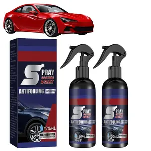 Spray Coating Agent Multi-Functional Coating Renewal Agent, 3 in 1 Ceramic Car Coating Spray, High Protection Quick Car Coating Fast-Acting, Nanotechnology Plastic Parts Refurbish Agent Car Paint Waxing Car Detailing Kit