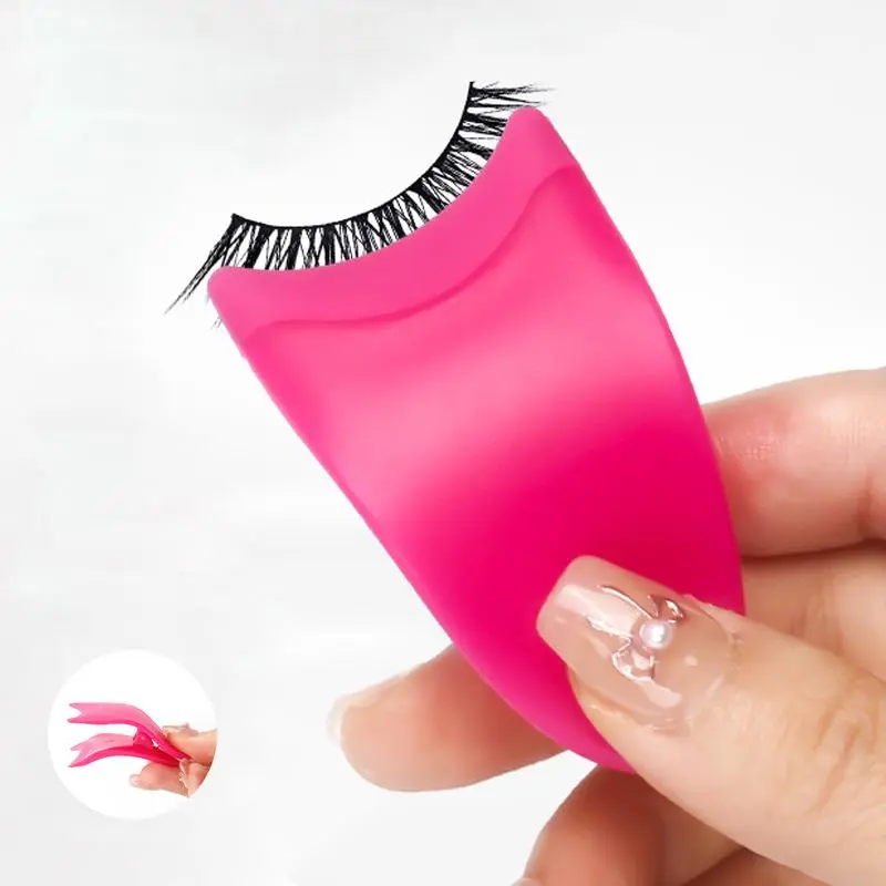 False Eyelashes Applicator, Daily Use False Cluster Lashes Applicator Tool, False Eyelash Applicator Tool, Eyelash Auxiliary Clip, Eyelash Makeup Tool, Cosmetic, Diy Lash Cluster, Cosmetics Makeup Tools, Home Beauty Tool, Plastic Makeup Tool