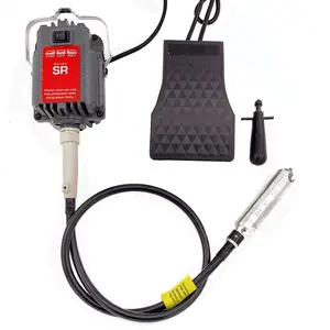 110V SR Grinder: Rotary Suspension Motor for Polishing, Grinding & Drilling Tool Highly Flexible Shaft Metalworking Foot Pedal Control Jewelry Making Woodworking Bone Engraving Chamfering Sanding Blade