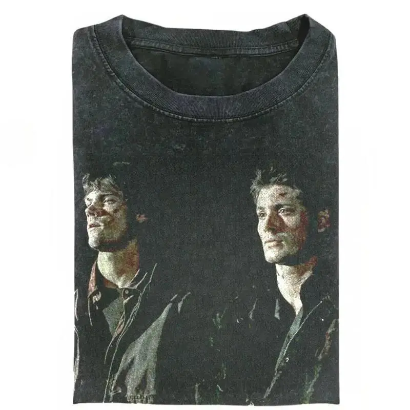 Supernatural Vintage TShirt, Dean and Sam Winchester Tee, 90s Retro Graphic Tee, Horror TV Series Fan Shirt, Gift for Fans