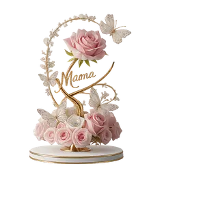 Home Docor Acrylic Rose Desktop Decoration – Floral Ornament statues & Figurines