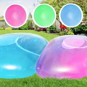 3-6 pieces/giant bubble ball, durable and easy to inflate, giant inflatable water polo beach ball yard game soft glue ball, inflatable props, leak-proof design, beach and outdoor entertainment suitable for family gatherings and water activities.