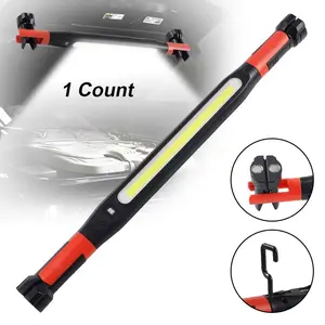 Magnetic Rechargeable 2000mah LED Work Light, 3 Lighting Modes, 360° Rotating High Lumen Flashlight, Super Bright Magnetic Emergency Lamp