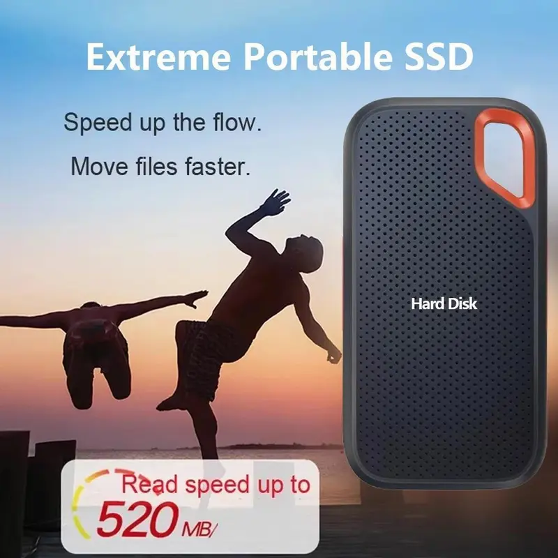 External Hard Drive 2TB High Speed Hard Disk USB-C Original Storage ...