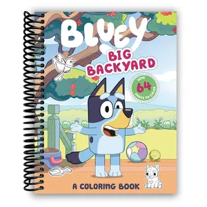 Bluey: Big Backyard: A Coloring Book (Spiral Bound)