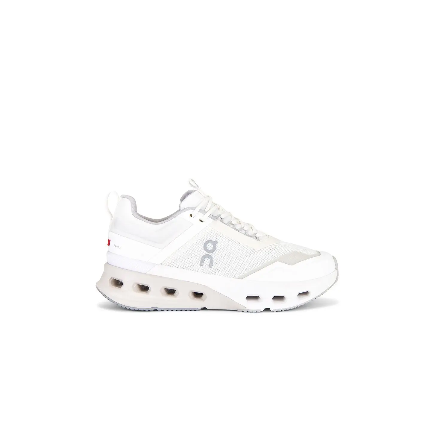On Cloudnova X Sneaker in White & Glacier