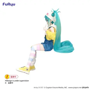 16CM Hatsune Miku Figure Anime Noodle Stopper Proportional Humanoid lolly Virtual Anchor Model Toy Kawaii Girl Action Figures