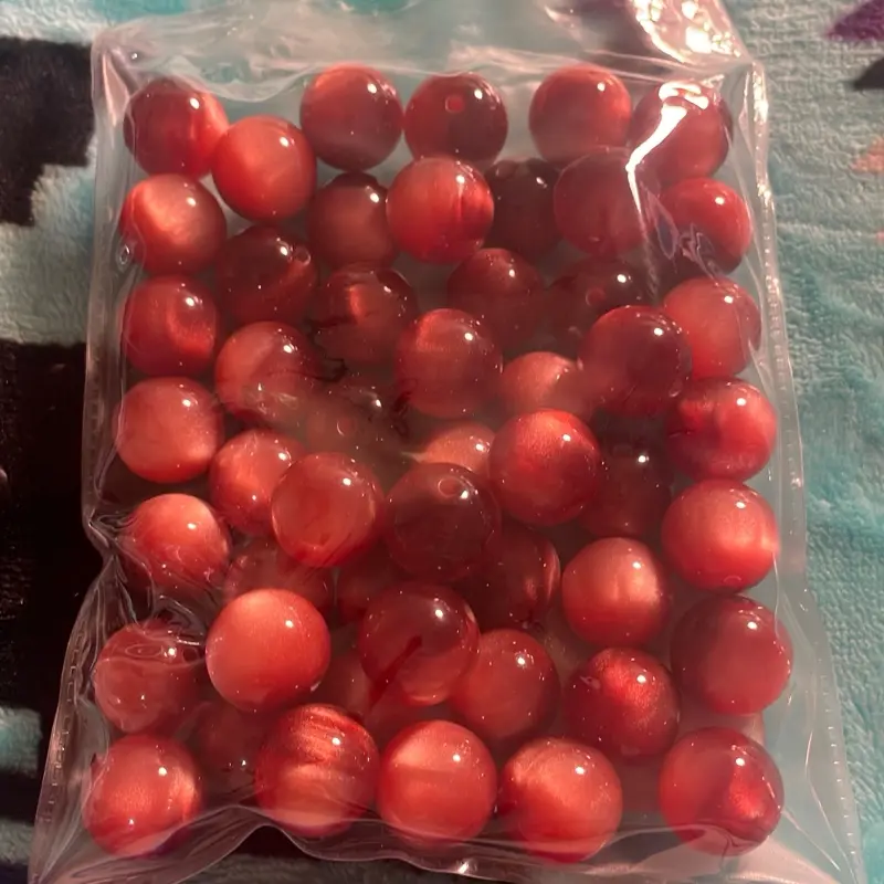 Maroon Cat Eyes 16 mm Beads for DIY Beading Craft Supplies