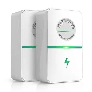 2026 New Power Factor Saver Plug-In, Power Plug Pro Energy Saver Electricity Saving Box, Energy Savings Device with Voltage Optimization for Home & Office, US Plug 90V–250V, 30 kW (2 pcs, white)