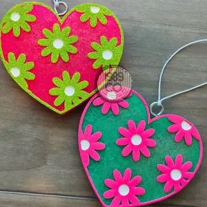 Floral Heart Car Freshie