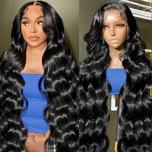 Body Wave Lace Front Wigs Human Hair Pre Plucked 13x6 HD Lace Front Wigs Human Hair 180% Density Body Wave lace Frontal Wigs Human Hair for Women