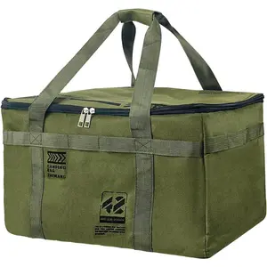 Tactical Camping Storage Bag 42L Extra-Large Capacity Waterproof Oxford Cloth Organizer Ideal for Travel, Outdoor Adventures Home Use and More
