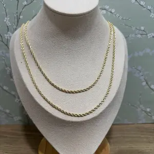 Gold Plated Rope Necklace