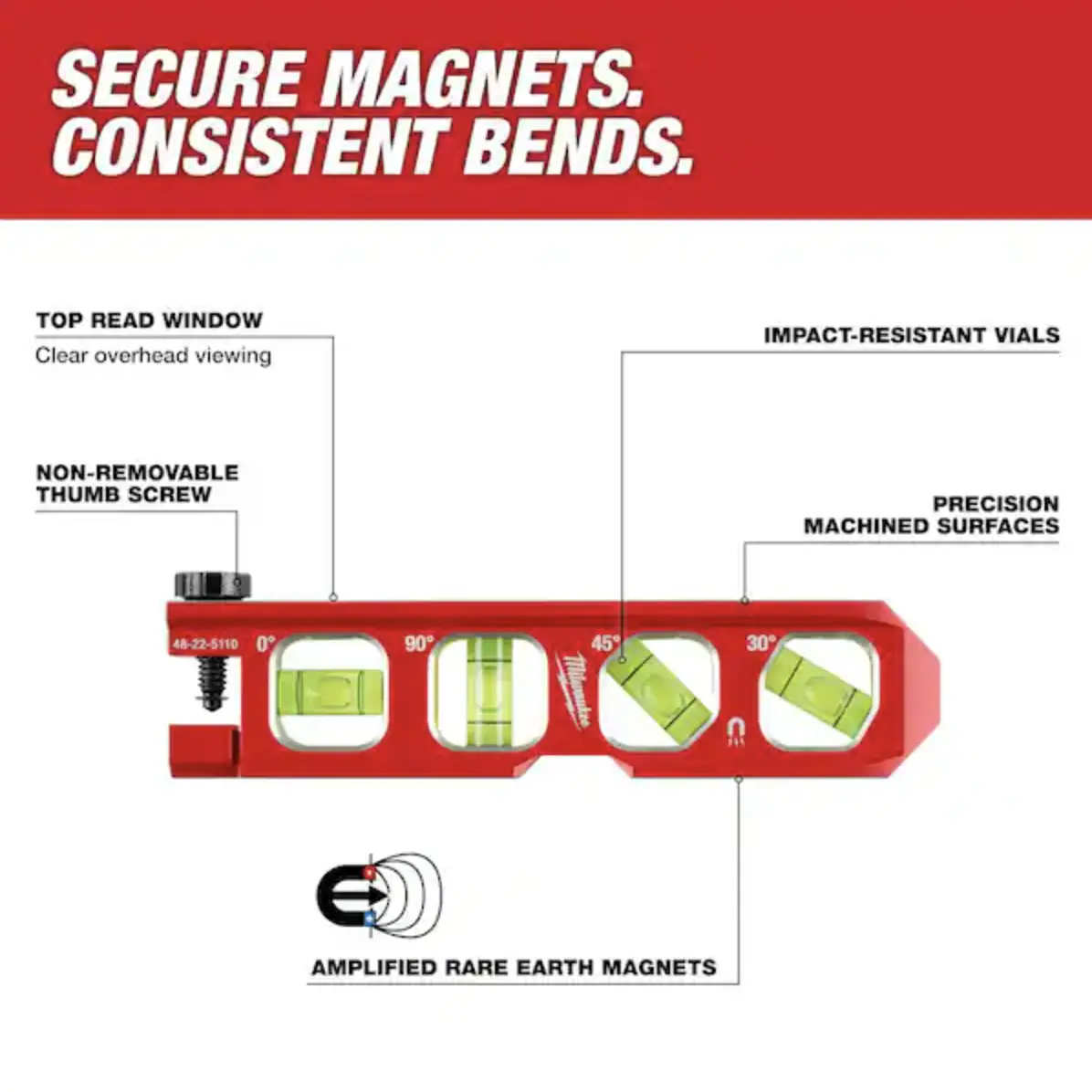 6.5 in. Pipe Lock Billet Torpedo Level 48-22-5110
