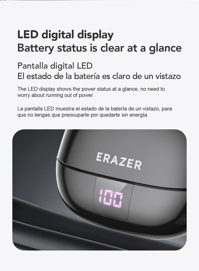 ERAZER XT66Pro OWS Translation Wireless Bluetooth Earphones Support 135 Languages Real Time Bluetooth Translation Earbuds HIFI Sound Quality Light-Weight Headphones Built-in Microphone Support Phone Calls Music AI Chat